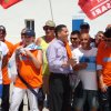 Asinara: visita agli operai della Vinyls
