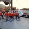 Asinara: visita agli operai della Vinyls